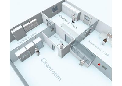 ULPA Micromechanics Dust Free Cleanroom Sterile 0.5m/S With ISO9001