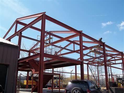 15*30M H Beams And Columns Warehouse Steel Structure With Painting