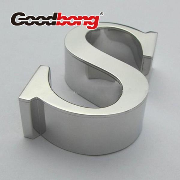 Custom waterproof Mirror Polished Stainless Steel letter sign, Metal Letter Sign