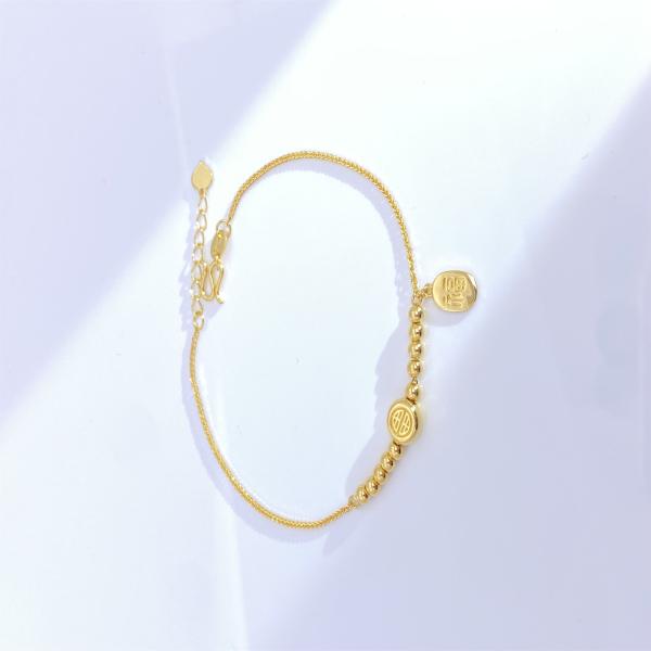 Exquisite Customized Rose Gold Diamond Heart Bracelet