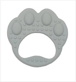 Eco Friendly Bear Paws Silicone Baby Teether Toys For Soothing Sore Gums With Size Is 8*8*2 cm And Weight Is 24 Gram