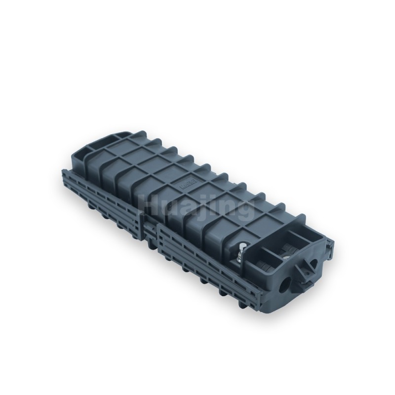 96 Cores Flexible Optical Fiber Splice Closure 4 Ports Unvulcanized Rubber Sealing