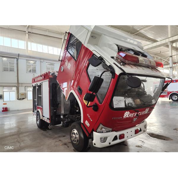 Shangai Jindun 30 pedazos de la emergencia del camión del rescate, camión del equipo del fuego de 5 personas