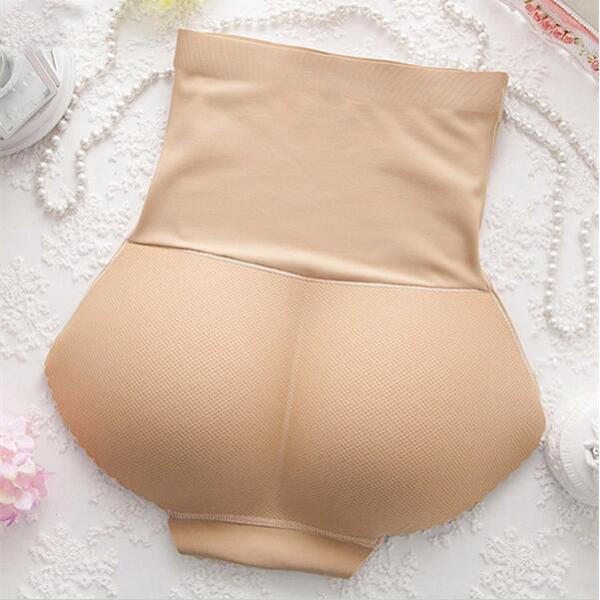 FP002 Ladies high waist silicone one piece seamless padded panties