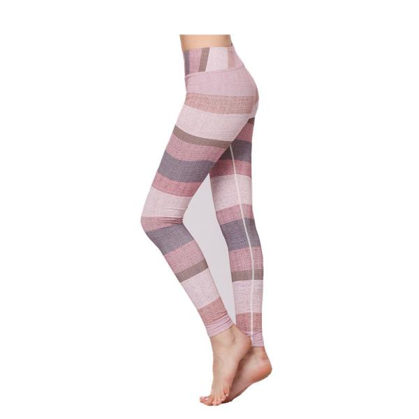 Ladies Patterned Yoga Pants Breathable Quick Drying Women's Slim Fit Sweatpants