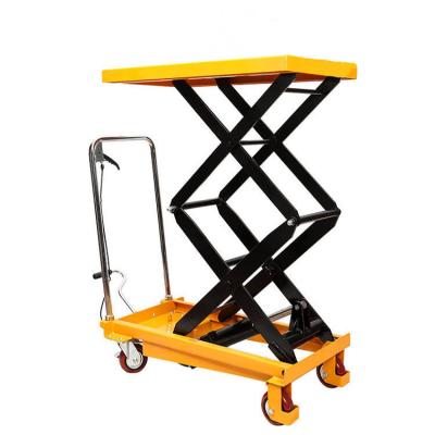 Transport 1.5m Scissor Lift Table Cart 350kgs Double Scissor Lift Table
