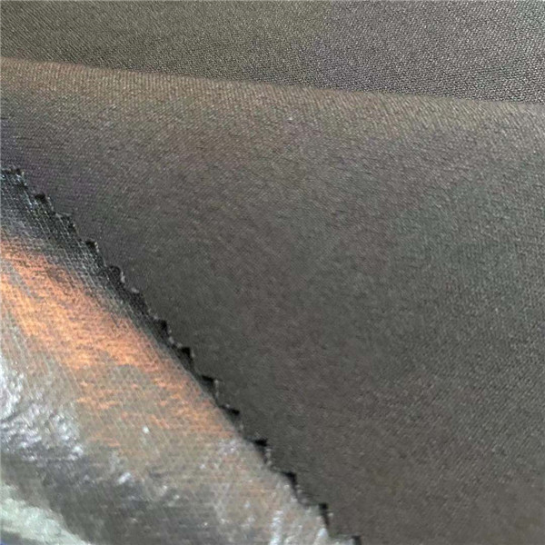 Tissu simple en nylon de briseur d'hiver de 100% avec TPU soutenant 200D*250D 190gsm 150cm