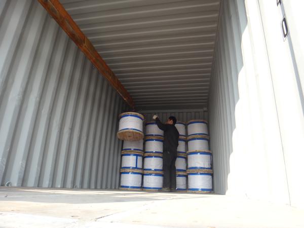 Fio galvanizado mergulhado quente da estada, cabo de fio do indivíduo para acessórios aéreos do sem saída