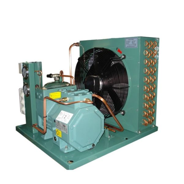 Factory Wholesale 15HP Semi-Hermetic Air Cooled Cooling Compressor System Motor for Cold Storage Room Freezer R404a Refrigerant