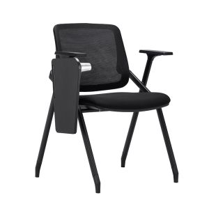 Fabricantes de muebles de oficina Sillones para salas de entrenamiento apilables con tableta de escritura