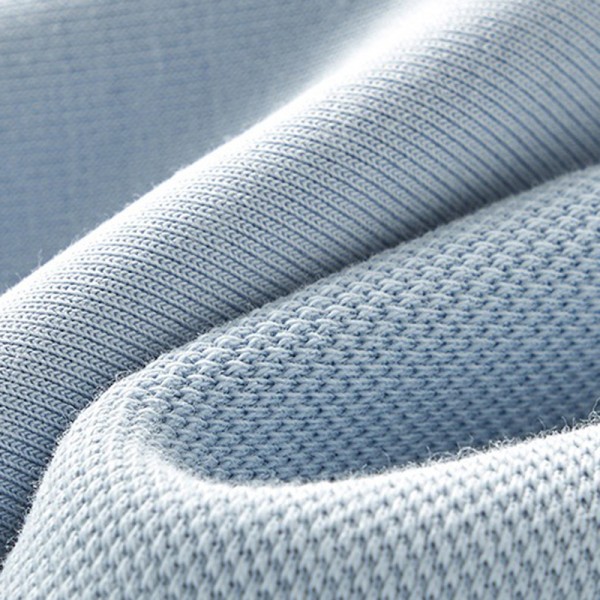 Custom OEM Lycra Pique Stretch Half Zip Sweatshirt, Jelly Double Sided Fabric Casual Pullover