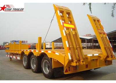 3 Axles Extendable Pipe Hauling Trailer With Corrugated Plate Side Wall