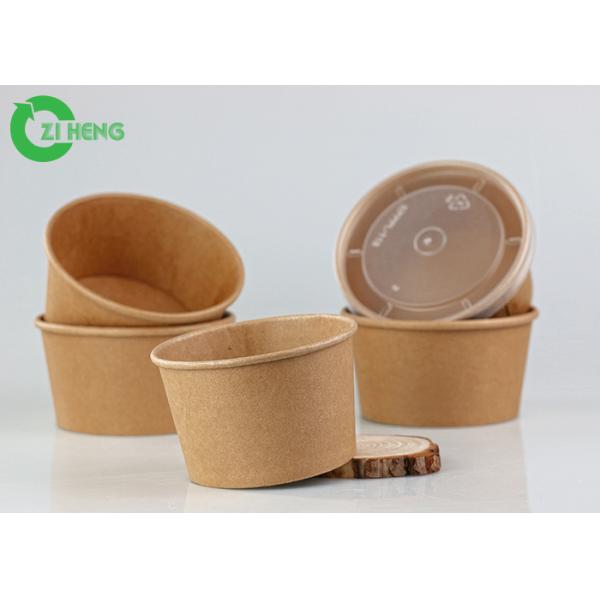 Устранимым Biodegradable шар еды плошек для супа 250ml Recycable изготовленным на заказ напечатанный логотипом