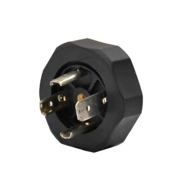 16A Rohs PA66 Solenoid Value Circular Connector Base A Type PA GF