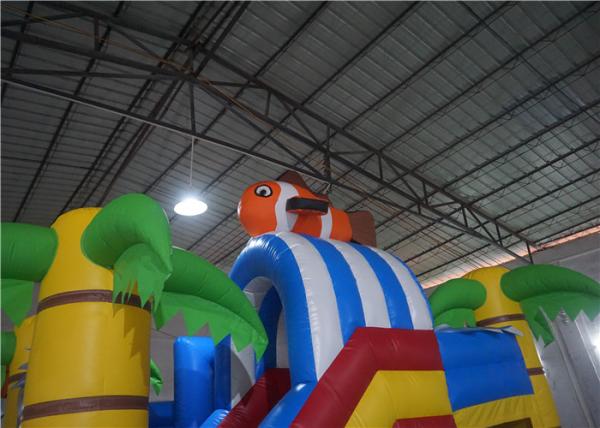 OEM High Safety Obstacle Course Bounce House 30 Minutes Set Up Time 6x5x3.5m