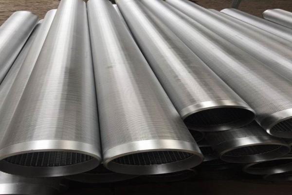 V deu forma a 219mm a tubulação da tela que de fio da cunha soldou toda a tubulação 304 redonda de aço inoxidável