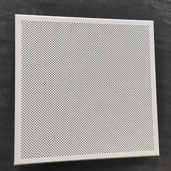 300x300mm Punching Gusset Plate Metal Ceiling Tiles For Office Building