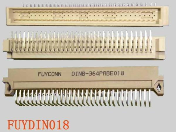 2 conector macho de Eurocard da tomada do PWB do ângulo direito do conector do RUÍDO 41612 das fileiras 2x32P 64PIN