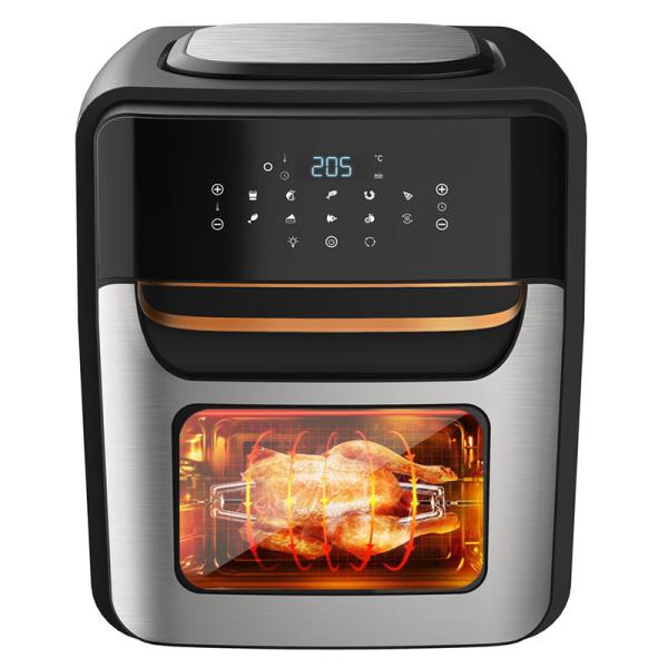 Air fryer touch screen  Commercial Electric deep fryers Household  use  9L 12L steam Oilless Cooking dual Air Fryer Oven
