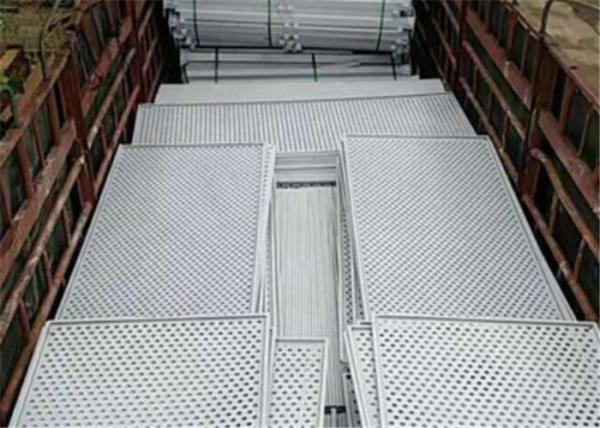 Galvanized Perforated Metal Mesh Panel Fencing For Windshield in Construction