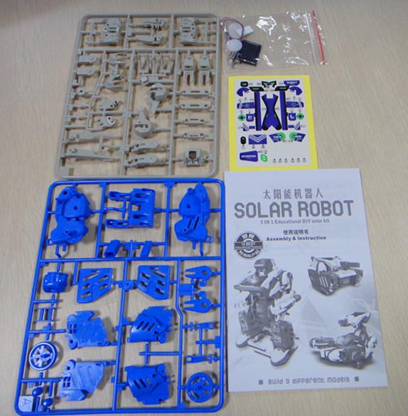 Robotics Solar Education Toys Solar Powered 3 In 1 DIY Toys Science Kits