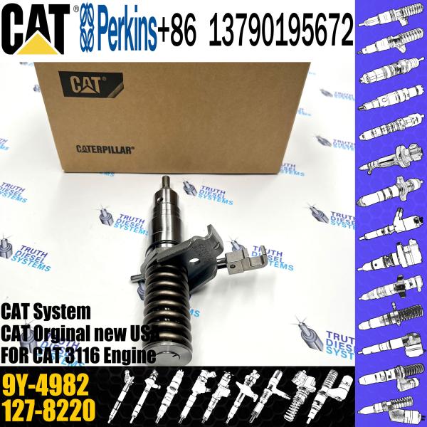 Injecteur de carburant, injecteur de pièces de rail commun 9Y-4982 7E-6193 OR-8867 105-1694 OR-8473 Excavatrice