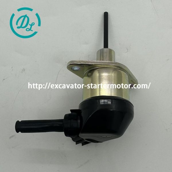 12 VDC Excavator Engine Parts Fuel Shut Off Solenoid 1A021-60017 1A021-60010