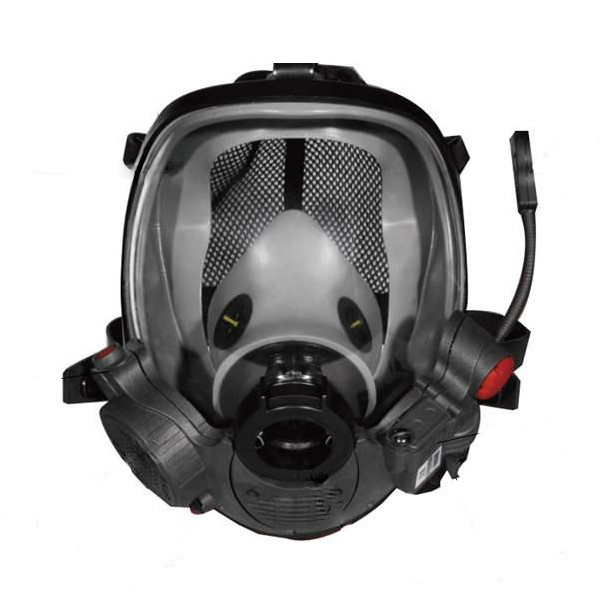 Настраиваемая SCBA полная маска для противогаза с радиокоммуникацией