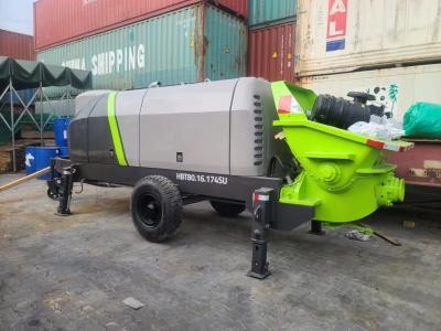 6800x2200x2700mm Used Concrete Trailer Pump Refurbished Shacman Concrete Machinery