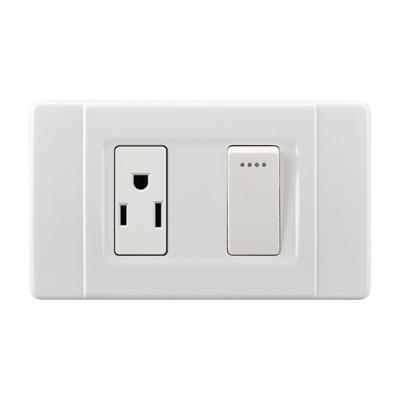 High Standard Electric Switch Socket Super Big Silver Point  A SERIES ABS Material