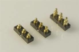 Waterproof Magnetic Pogo Pin Connector Unique Shape Right Angle 2.0-4.2mm