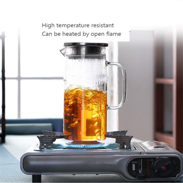 Household Juice Zapper with Thickened High Borosilicate Glass and Stainless Steel Lid