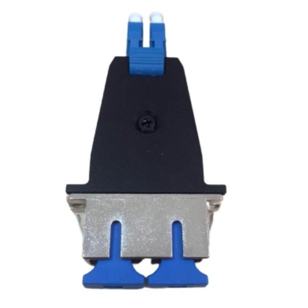 Miniature Hybrid Fiber Optic Adapter for LC Male to SC Female 0.3dB Insertion Loss 2