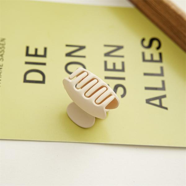 Colorful Matting resin girls hairclip basic practical accessories Japanese Korean women OEM logo