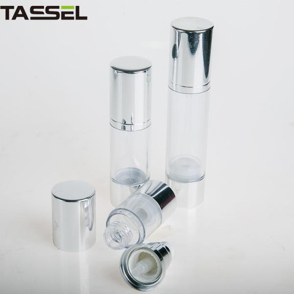 5ml-50ml Plastic Airless Cosmetic Containers For Lotion Makeup Packaging
