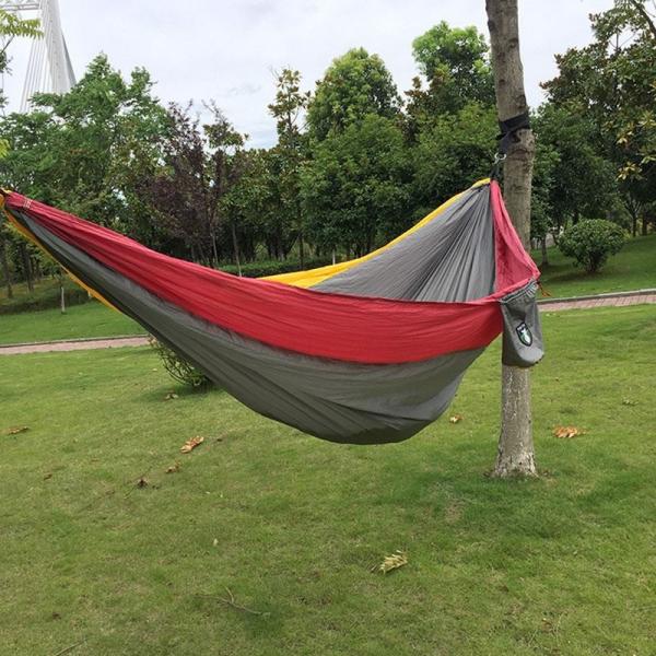 Camping Hammock with Mosquito Net, Hammocks with 13ft Tree Straps Carabiners, Automatic Quick Open Outdoor