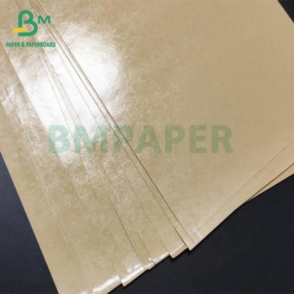 Papier couché par PE simple d'actions de tasse, catégorie comestible de papier de Brown emballage 70g + de PE 15g