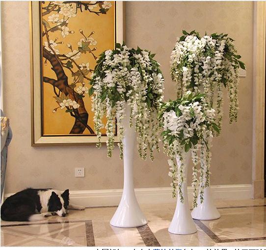 UVG Artificial Wisteria Flower Decoration of Houses Interior Wedding Centerpieces Favor