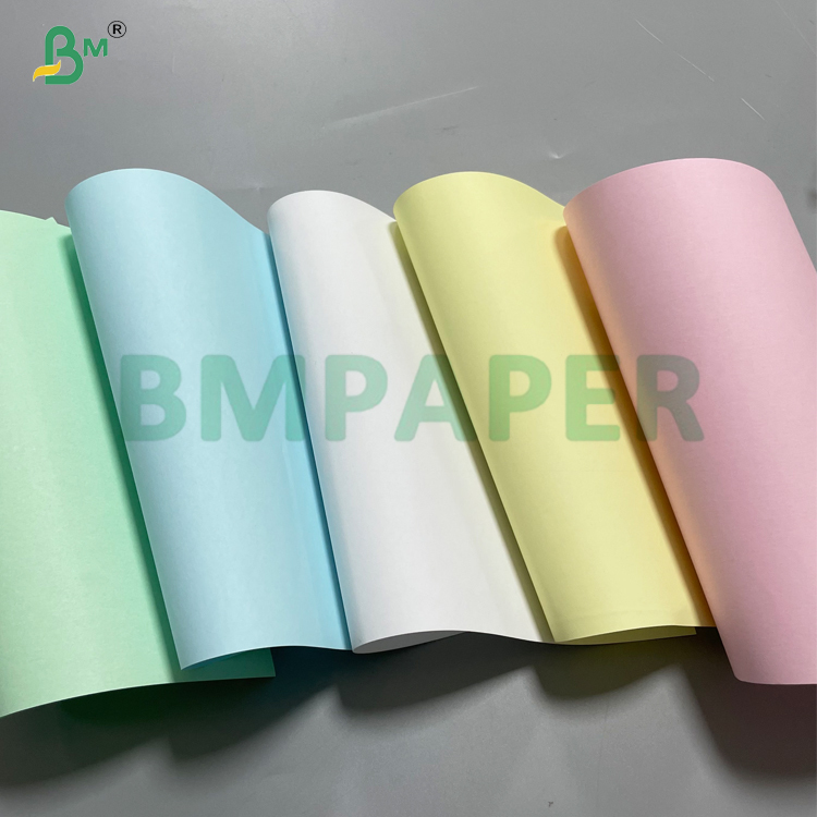 Black Image NCR CB CFB CF White Pink Blue 80 Gsm Digital Printing Paper