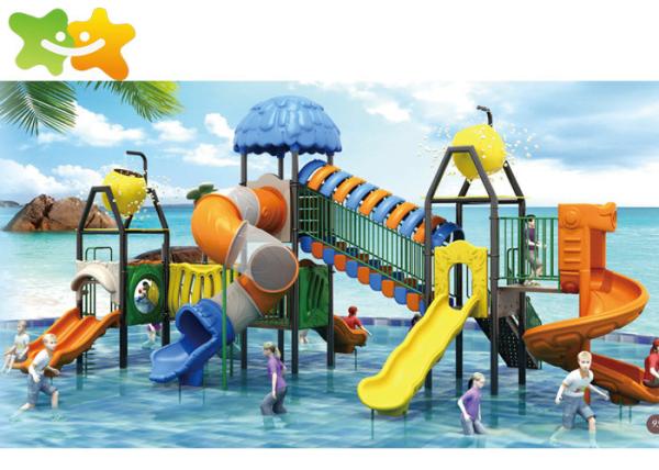 Plastic Toddler Water Slide , Tube Water Slide Fiberglass High Speed CAD Drawing