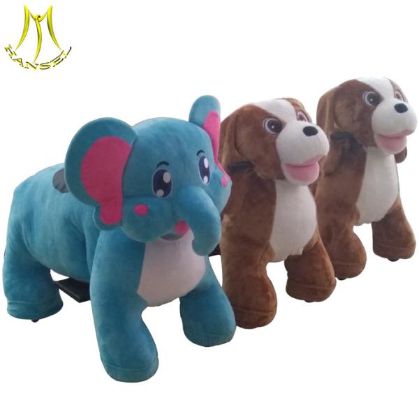 Hansel wholesale outdoor ride on animal toy zippy Africa elephant ride