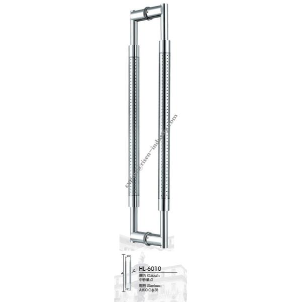 Stainless steel door handle HL6010, dia38 X 800