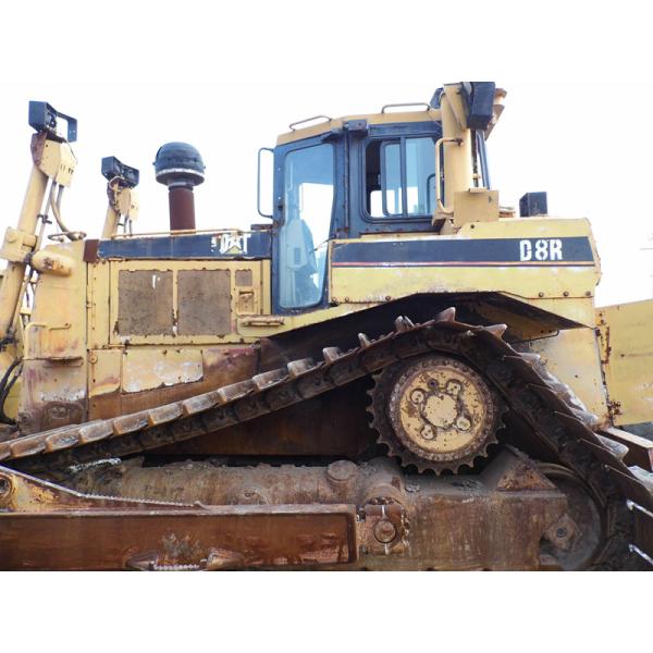 D8R Used CAT Bulldozer , CAT 3406C Engine Old  Dozers 328HP Original Color