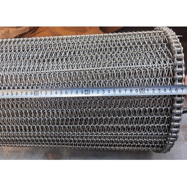 Spiral Heat Resistant 304 Wire Mesh Conveyor Belt For Oven Baking Industries