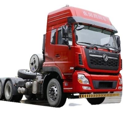 Dongfeng 6x4 460hp LNG CNG Tractor Truck With Diesel Fuel Left Steering Trailer Head