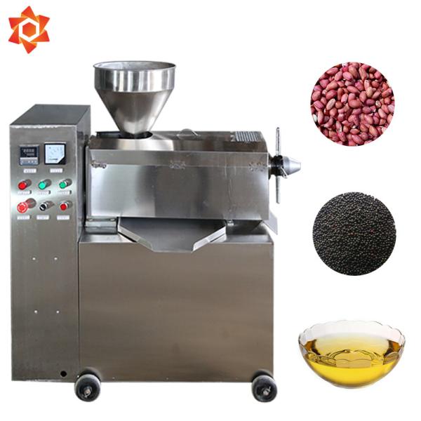 Automatic Sesame Cold Press Oil Machine 1.1kw Heating Power 380V / Customized Voltage