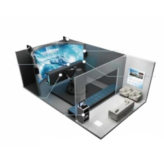 150 Degree Curved Screen Cinema Solution 4K To 8K Resolution