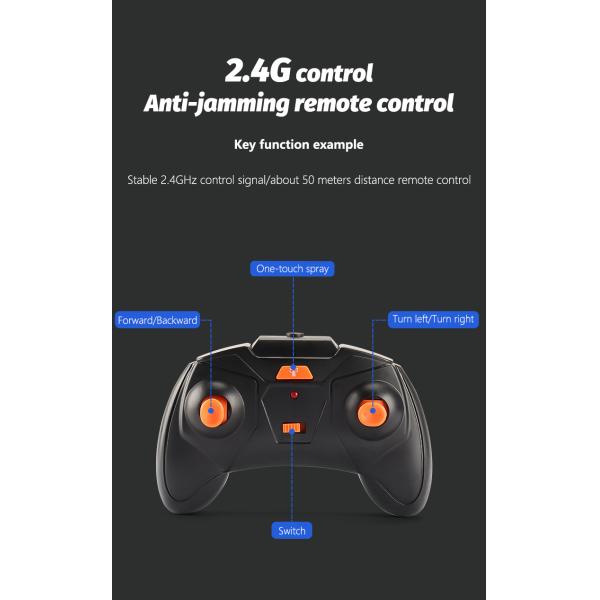 Spray Dinosaur 2.4G Remote Control Triangle Dragon King Dragon Climbing Bigfoot Vehicle