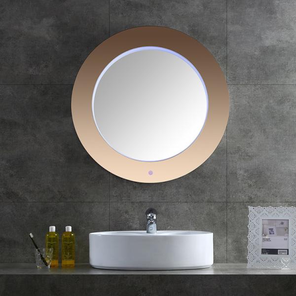 Bluetooth Wall Mounted Led Lighted Bathroom Vanity Mirror Anti Fogging Slivered
