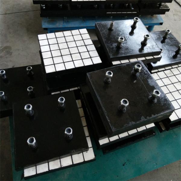 High Impact Resistance Ceramic Wear Liner Customized For Mining Chute